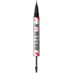 Maybelline Build A Brow - Eye Brow Pencil (Deep brown) Ultra Precise Pen for Hair- like Strokes, with Brow Gel for Sealing Gel Scilpts, All-Day Wear up to 24HR