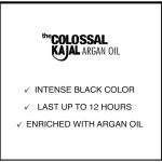 Maybelline Crayon Khol Colossal Kajal Black Eyeliner With Intense Black Color That Lasts Upt0 12H, Enriched With Argan Oil
