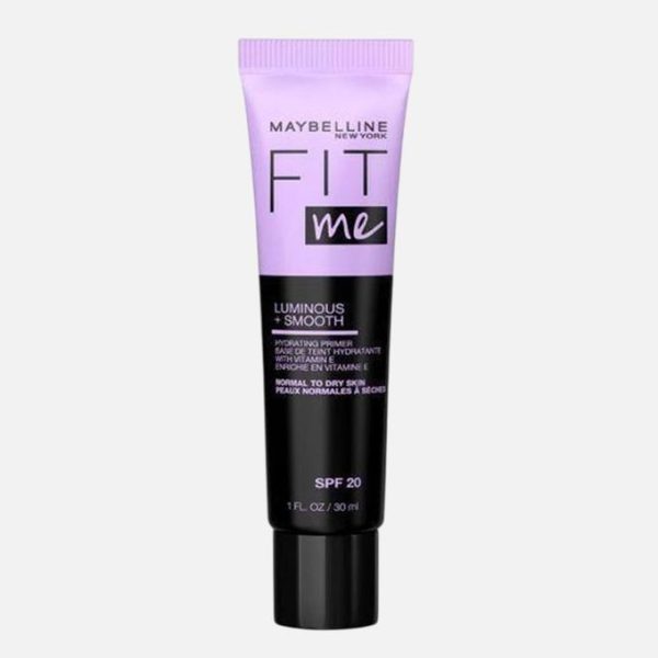 Maybelline Fit Me Hydrating Primer Luminous and Smooth, Enriched with Vitamin E, for Normal to Oily Skin, 30ml
