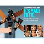 Maybelline Fit Me Matte And Poreless Foundation For Normal To Oily Skin, Full Coverage Blendable Upto 12H - 358 LATTE, 30ml