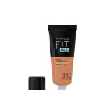 Maybelline Fit Me Matte And Poreless Foundation, For Normal To Oily Skin Full Coverage Blendable Upto 12H - 340 CAPPUCCINO - 30ml