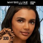 Maybelline Fit Me, Matte Poreless Powder 330 Toffee, Lightweight, 12hr Long Wearing, Skin Tone Matching, Absorbs Oil