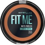Maybelline Fit Me Matte Poreless Powder 356 Warm Coconut - Lightweight, 12hr Long Wearing, Skin Tone Matching, Absorbs Oil