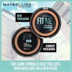 Maybelline Fit Me Matte Poreless Powder 356 Warm Coconut - Lightweight, 12hr Long Wearing, Skin Tone Matching, Absorbs Oil