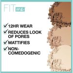 Maybelline Fit Me Matte Poreless Powder 356 Warm Coconut - Lightweight, 12hr Long Wearing, Skin Tone Matching, Absorbs Oil