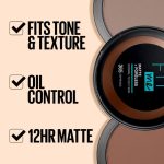Maybelline Fit Me Matte Poreless Powder 360 Mocha, Lightweight, 12hr Long Wearing, Skin Tone Matching, Absorbs Oil