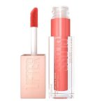 Maybelline Hydrating Lifter Gloss Peach Ring Shade - With Hyaluronic Acid for Hydrated, Fuller, Lifted Lips, 5.4ml