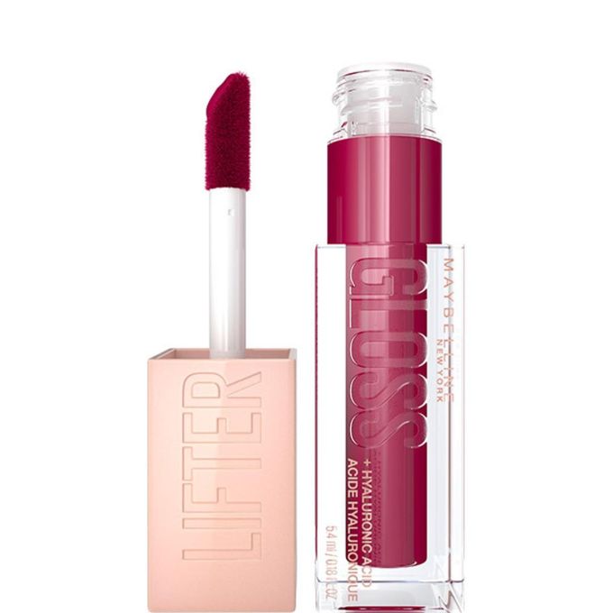 Maybelline Hydrating Lifter Gloss Taffy Shade - With Hyaluronic Acid for hydrated, fuller, lifted lips