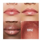 Maybelline Lifter Gloss Plumping and Hydrating Lip Gloss, Shade: 009 Topaz, with Hyaluronic Acid for Super Juicy Lips with Incredible Shine, 5.4ml