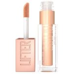 Maybelline Lifter Gloss Plumping and Hydrating Lip Gloss, Shade 020 Sun, with Hyaluronic Acid for Super Juicy Lips with Incredible Shine, 5.4ml