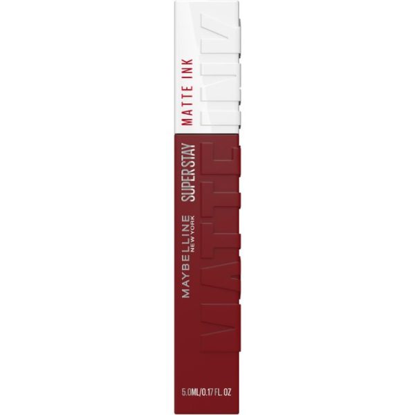 Maybelline Super Stay Matte Ink Liquid Lipstick, Long Lasting High Impact Color, Matte Finish Lipstick, Up to 16H Wear - 50 Voyager, 5ml