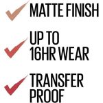 Maybelline Super Stay Matte Ink Liquid Lipstick, Long Lasting High Impact Color, Matte Finish Lipstick, Up to 16H Wear - 50 Voyager, 5ml