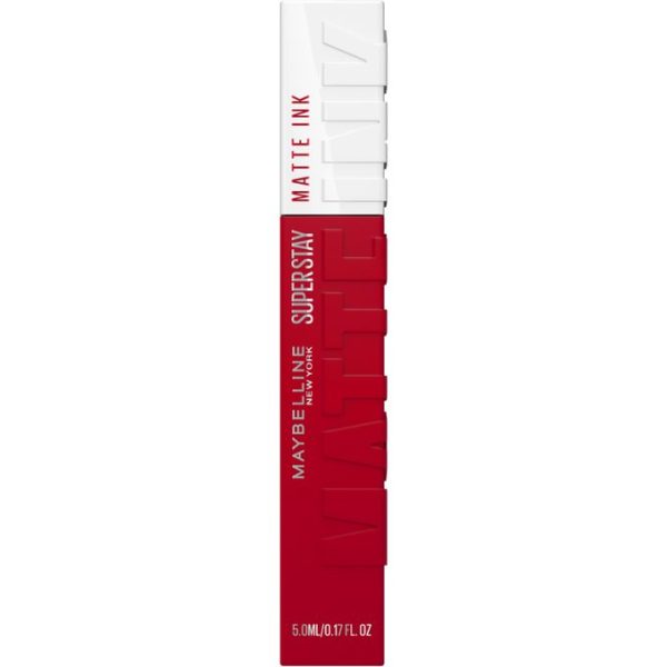 Maybelline Super Stay Matte Ink Liquid Lipstick, Long Lasting High Impact Color, Matte Finish Lipstick, Up to 16H Wear - 20 Pioneer