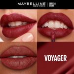 Maybelline Super Stay Matte Ink Liquid Lipstick, Long Lasting High Impact Color, Matte Finish Lipstick, Up to 16H Wear - 50 Voyager, 5ml
