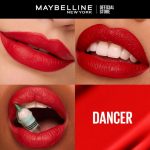 Maybelline Super Stay Matte Ink Liquid Lipstick, Shade: 118 Dancer, Long Lasting High Impact Color, Matte Finish Lipstick, up to 16H Wear, 5ml