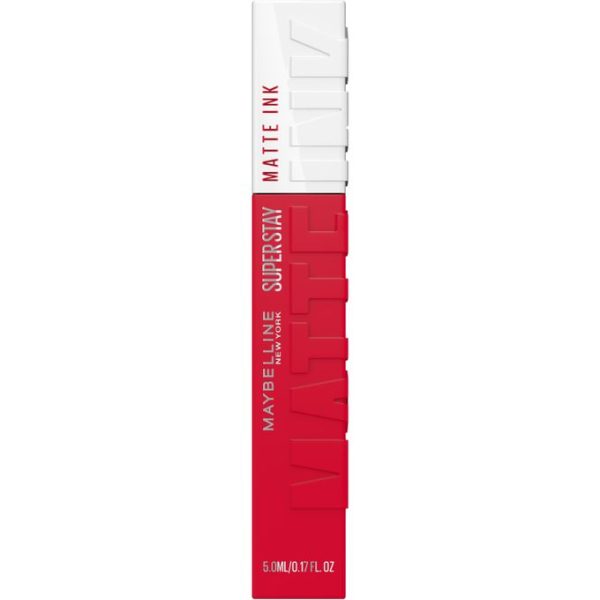 Maybelline Super Stay Matte Ink Liquid Lipstick, Shade: 325 Shot Caller, Long Lasting High Impact Color, Matte Finish Lipstick, up to 16H Wear, 5ml