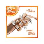 Maybelline Superstay Skin Tint Shade 64 with Vitamin C, Upto 24HR Longwear, Radiant Light-to-Medium Coverage Foundation