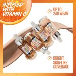 Maybelline Superstay Skin Tint Shade 66 with Vitamin C, Upto 24HR Longwear, Radiant Light-to-Medium Coverage Foundation