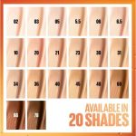Maybelline Superstay Skin Tint Shade 66 with Vitamin C, Upto 24HR Longwear, Radiant Light-to-Medium Coverage Foundation