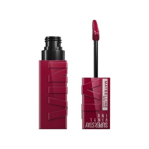 Maybelline Superstay Vinyl Ink Liquid Lipstick, Longwear, Smudge-free, Long Lasting up to 16hr, Highly Pigmented Color, Shine Finish - 30 Unrivalled