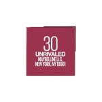 Maybelline Superstay Vinyl Ink Liquid Lipstick, Longwear, Smudge-free, Long Lasting up to 16hr, Highly Pigmented Color, Shine Finish - 30 Unrivalled