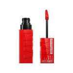 Maybelline Superstay Vinyl Ink Liquid Lipstick, Longwear, Smudge-free, Long Lasting up to 16hr, Highly Pigmented Color, Shine Finish - 25 Red-Hot