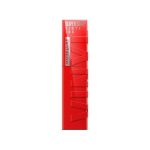 Maybelline Superstay Vinyl Ink Liquid Lipstick, Longwear, Smudge-free, Long Lasting up to 16hr, Highly Pigmented Color, Shine Finish - 25 Red-Hot