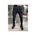 MEN DENIM SLIM FIT NON FADE JEANS-BLACK