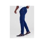 MEN DENIM SLIM FIT NON FADE JEANS-BLUE