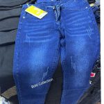 MEN DENIM SLIM FIT NON FADE JEANS-BLUE