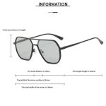 Men’s Photochromic Sunglasses – Auto-Darkening Eye Shield for Driving & Outdoor Protection