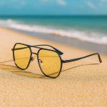 Men’s Yellow-Tint Sunglasses – Stylish Outdoor Eyewear with Glare Shield & Comfortable Fit