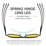 Men’s Yellow-Tint Sunglasses – Stylish Outdoor Eyewear with Glare Shield & Comfortable Fit