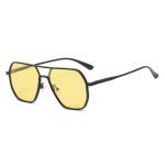 Men’s Yellow-Tint Sunglasses – Stylish Outdoor Eyewear with Glare Shield & Comfortable Fit