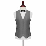 Men's Blue Turtleneck Polo Shirt - Formal Long Sleeve Vintage Style