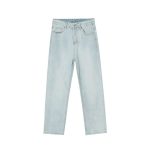 Men's Casual Straight Thick Denim Jeans -Ash Gray