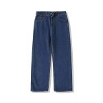 Men's Casual Straight Thick Denim Jeans -Blue