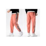 Mens Casual Trendy Combat Cargo Sport Pants Jogger - Pink