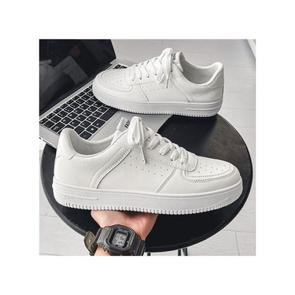 Men's Classic Casual Board Shoes - White