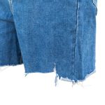 Men's Distressed Loose Fit Thin Five-Point Denim Shorts