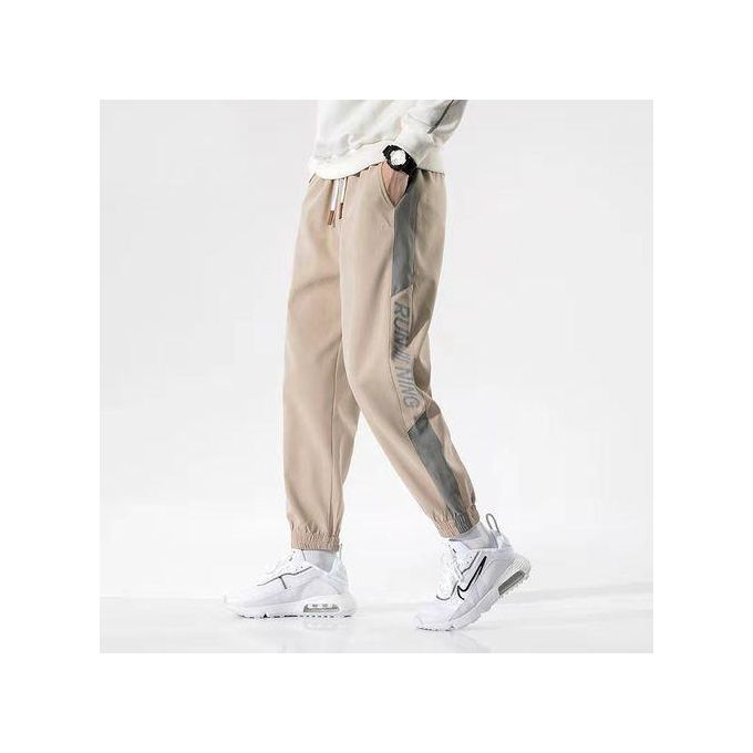 Mens Trousers Casual Trendy Combat Cargo Sport Pants Jogger - Brown