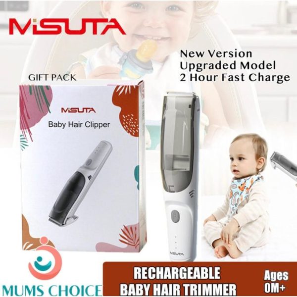 Misuta Baby Hair Clipper / Trimmer/ Shaver– Cordless