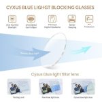 Mode Computer Glasses Anti Blue Light For Anti Eyestrain UV400 Blue Light - Transparent