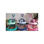 Mom Easy Mom Easy Baby Walker With Music, Toys And Push Handle