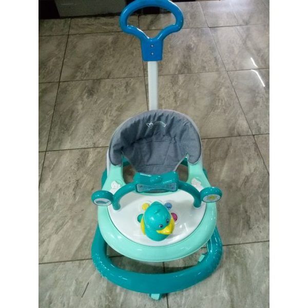 Mom Easy Trendy Musical Baby Walker With Push Handle