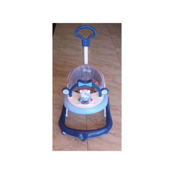 Mom Easy Unique Baby Walker With Melodies, Toys And Push Handle
