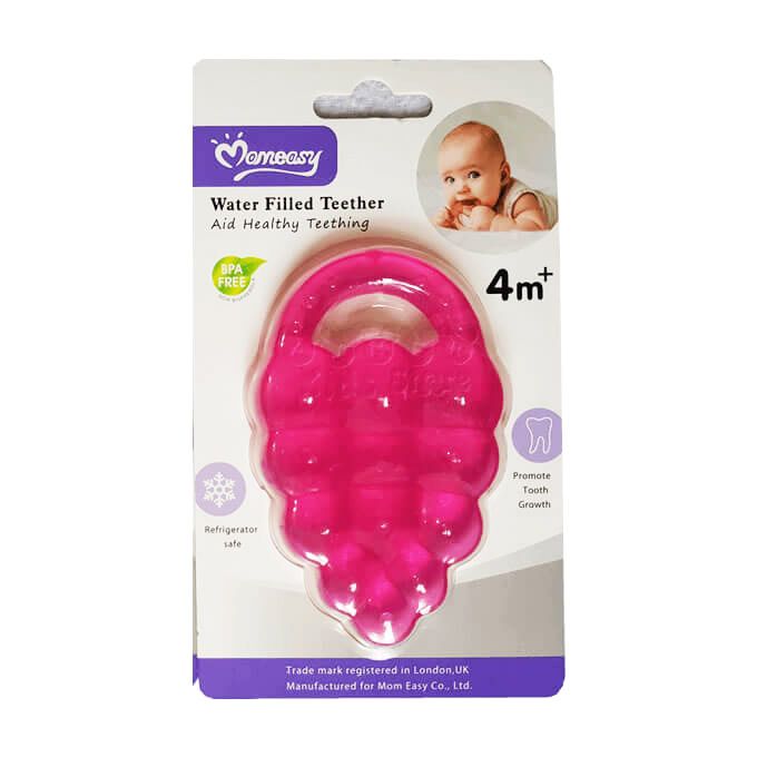 Mom Easy Water Filled Teether PBA Free Aid Healthy Teething 4m+