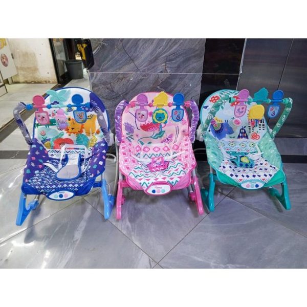 Momeasy Newborn To Toddler Little Frog 2 In 1 Portable Baby Rocker