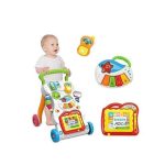 Multi-Function Baby Music Push Walker with Early Learning Toys