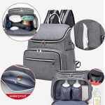 Multifunctional Fashionable Mommy Bag, Baby Diaper Changing Backpack, Mother And Baby Travel Backpack